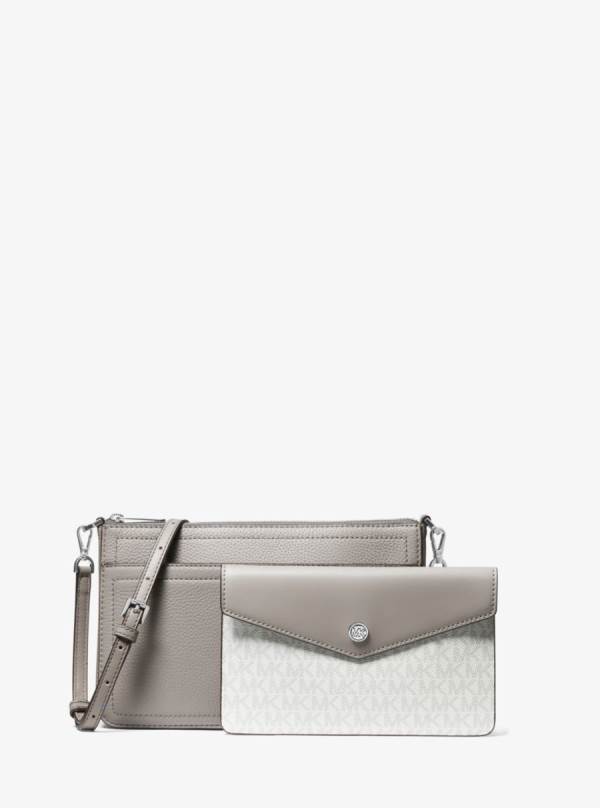Damske Spojková Taška Michael Kors Maisie Medium Pebbled Leather 3-in-1 Siva Viacfarebný - Kabelky Michael Kors Levně | GOZIC-6042